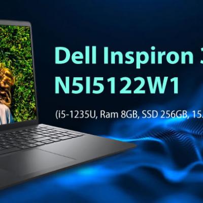 Laptop Dell Inspiron 3520 N5I5122W1 (Core i5-1235U | 8GB | 256GB | Intel Iris Xe | 15.6 inch FHD | Win 11 | Office | Đen)